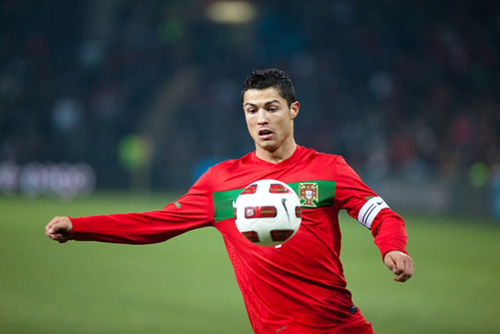 Cristiano Ronaldo | Image by Ludovic Péron, licensed under CC BY-SA 3.0, via Wikimedia Commons