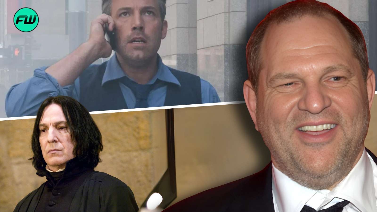 Harvey Weinstein, Ben Affleck and Alan Rickman