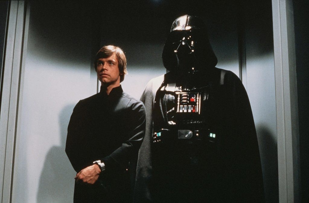 Luke Skywalker with Darth Vader [Credit: Lucasfilm/20th Century Studios]