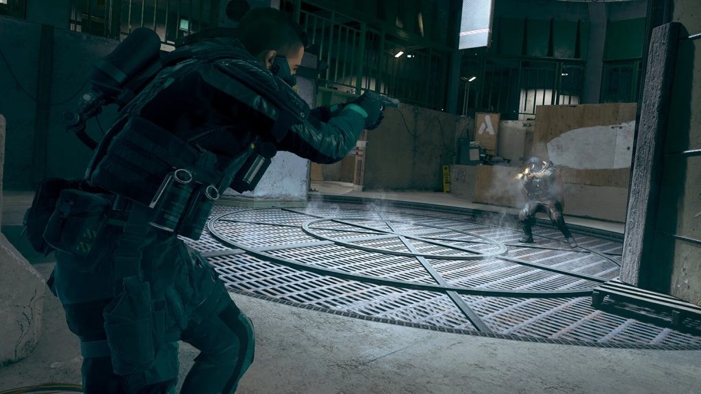 An in-game action screenshot of Call of Duty: Warzone's Gulag.