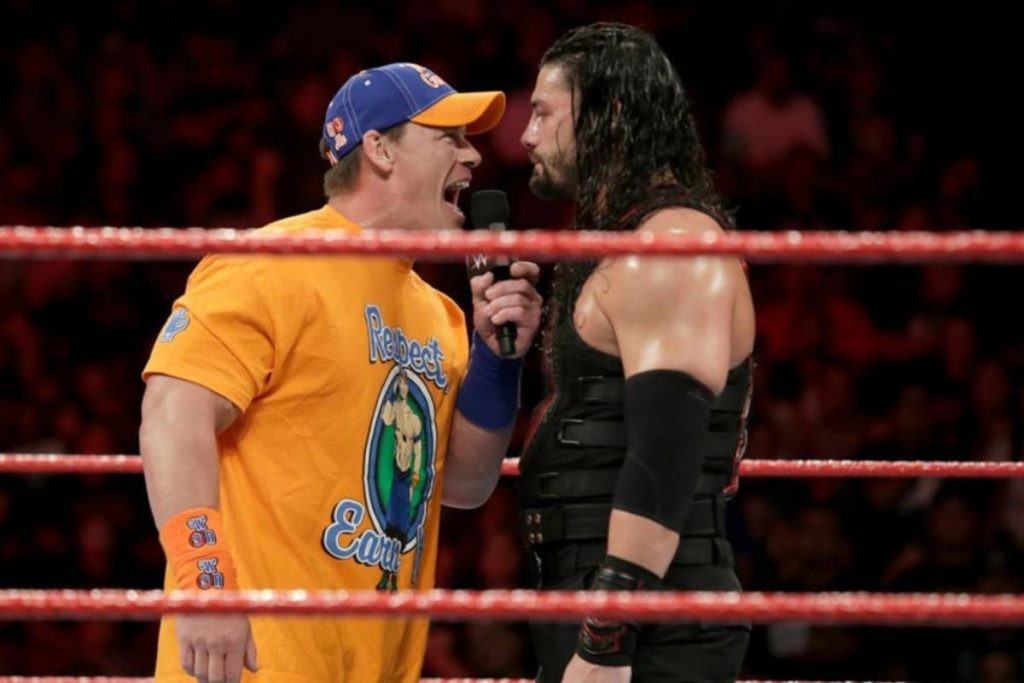 John Cena roasts Roman Reigns