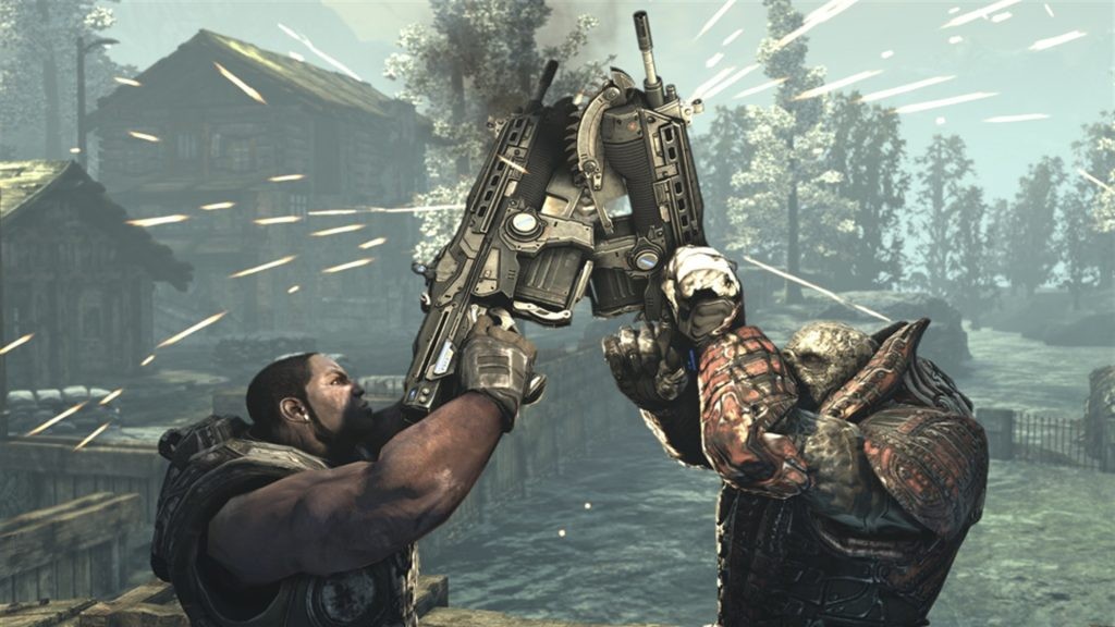 An in-game screenshot of Gears of War 2.