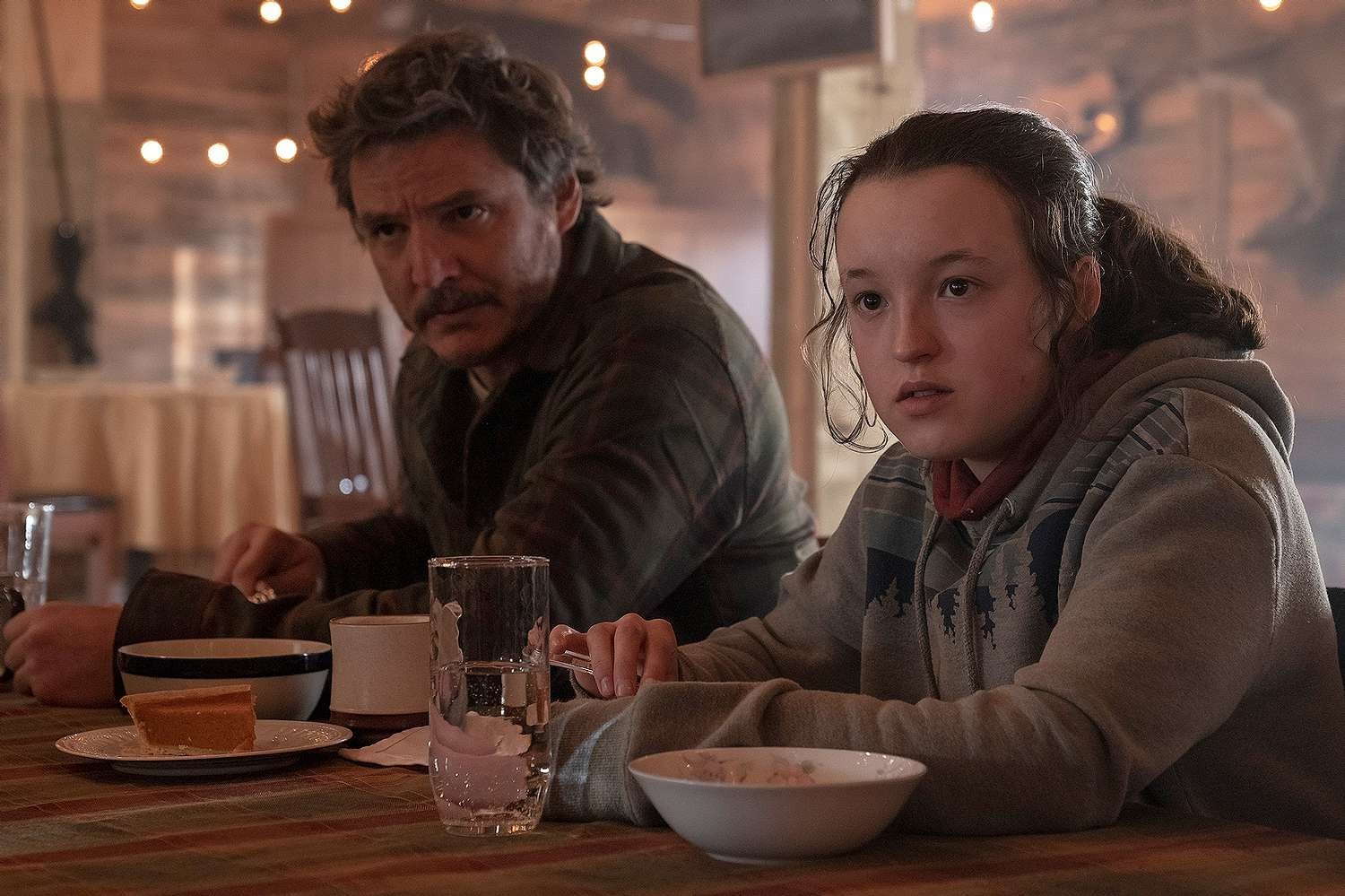 Bella Ramsey and Pedro Pascal in The Last of Us | HBO