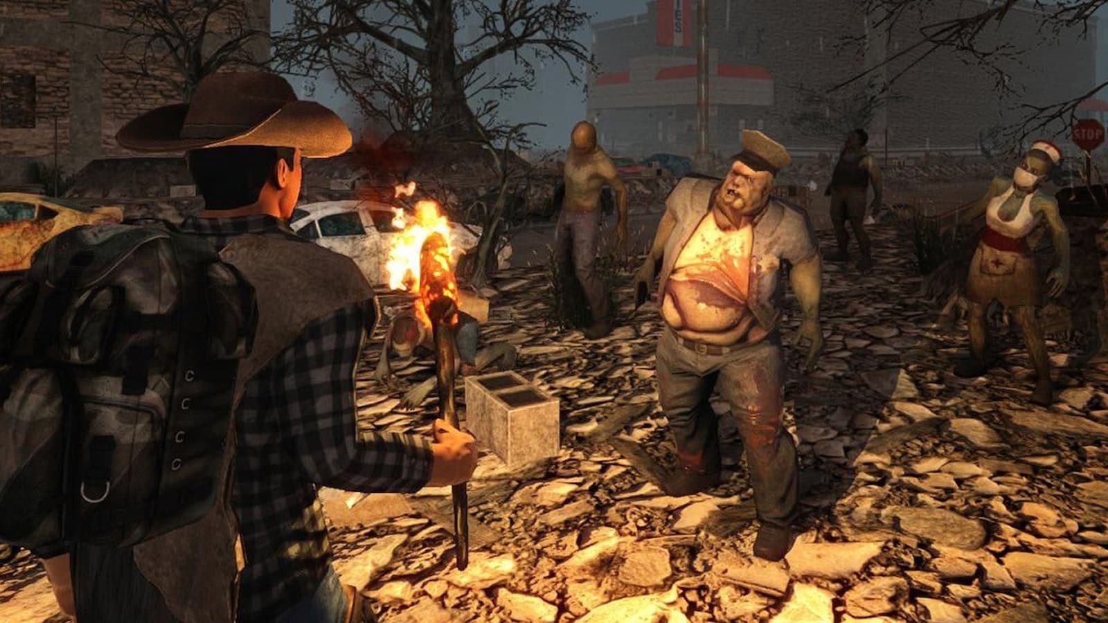 Players encounter Zombie Bear in 7 Days to Die. Image via The Fun Pimps
