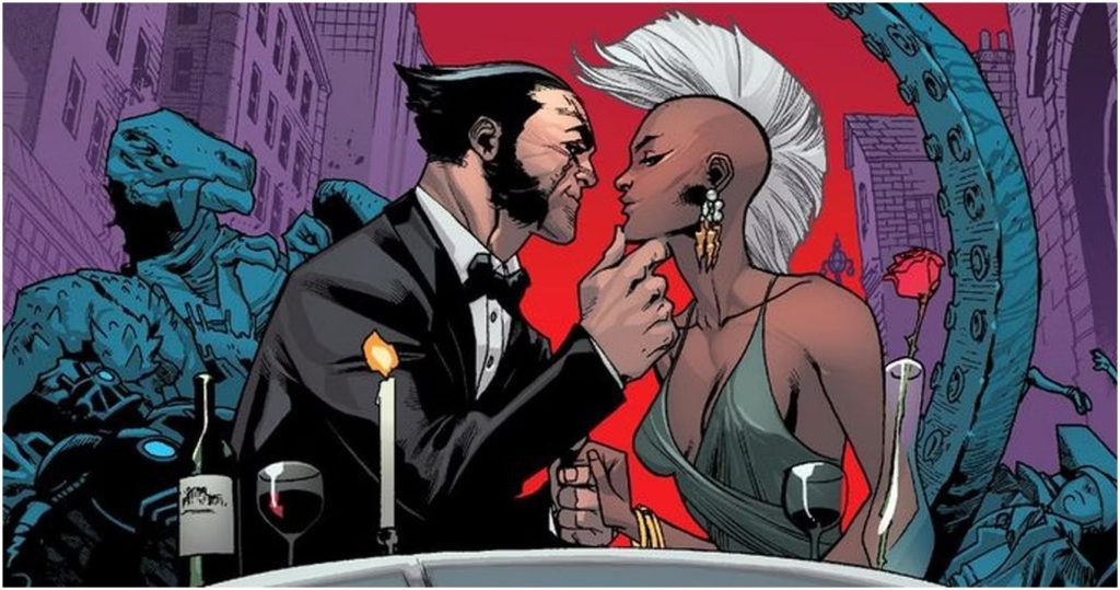 Wolverine and Storm in the comics. | Credit: Marvel Comics.