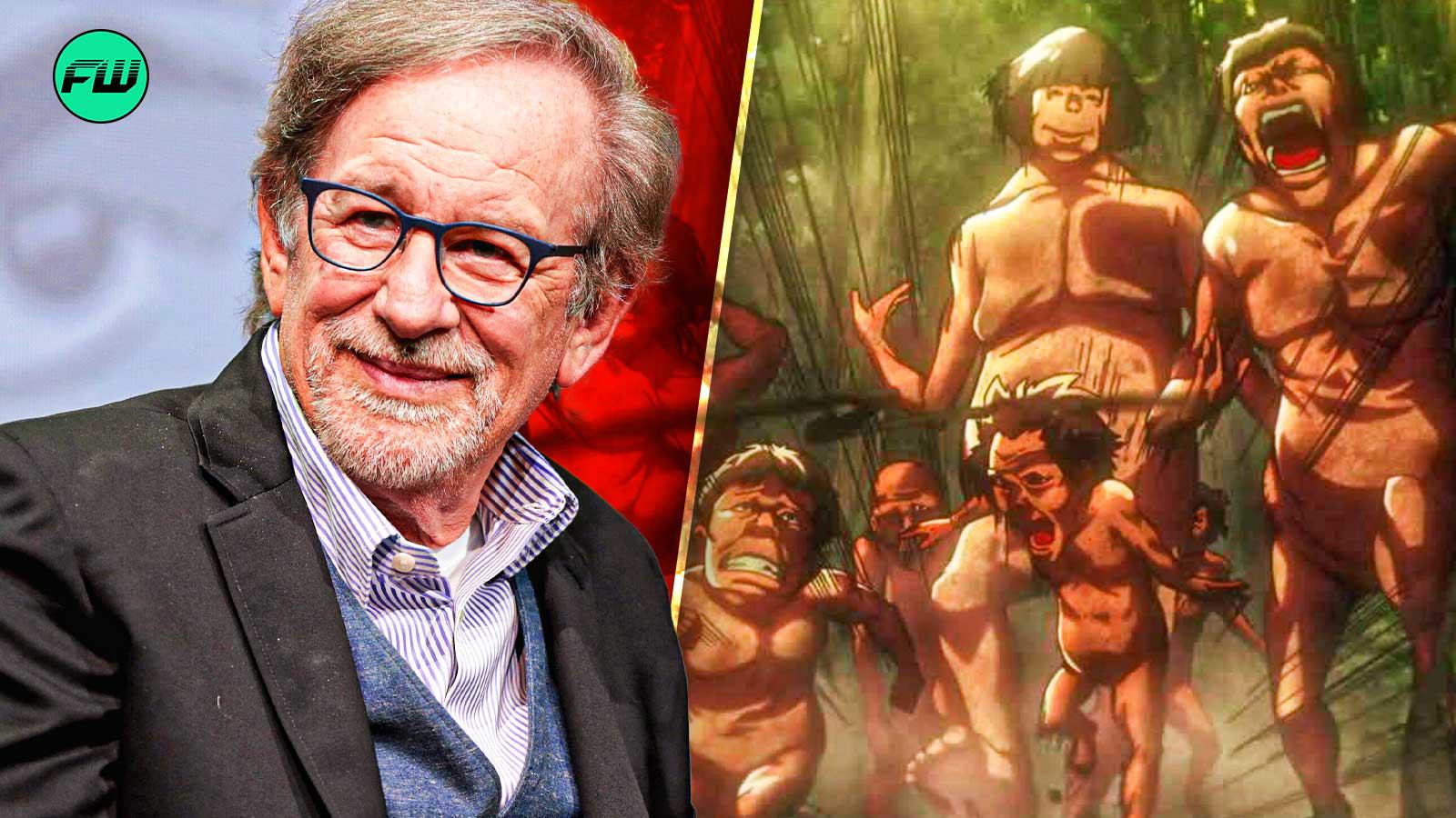 steven spielberg, titans in attack on titan