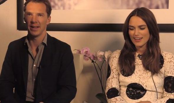 Benedict Cumberbatch and Keira Knightley [Credit: David Poland/TIFF]