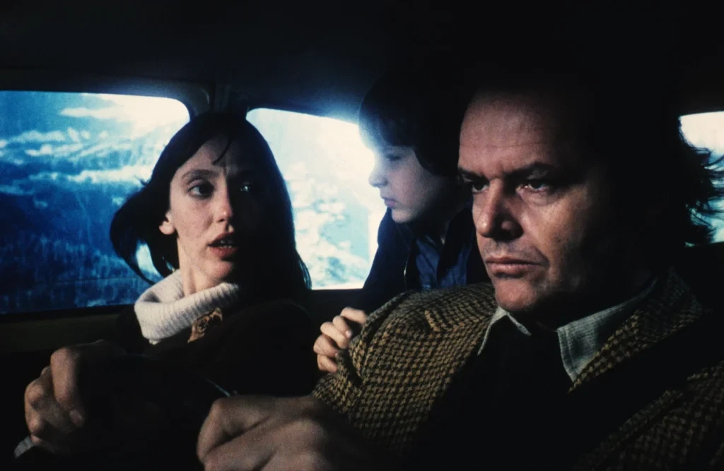 Shelley Duvall and Jack Nicholson in The Shining
