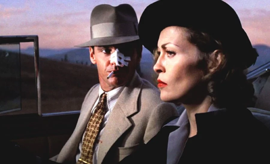 Jack Nicholson and Faye Dunaway in a still from Chinatown | Long Road Productions