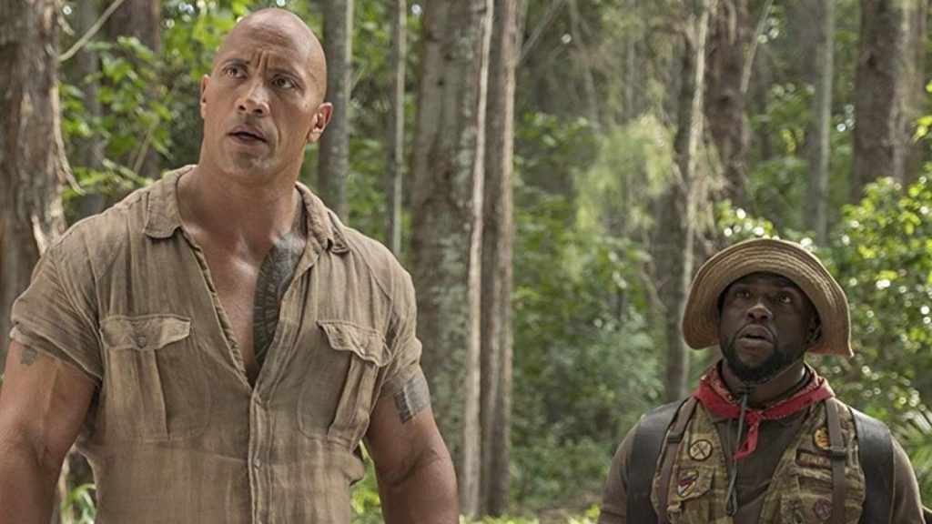 Dwayne Johnson and Kevin Hart in a still from Jumanji: Welcome to the Jungle | Columbia Pictures