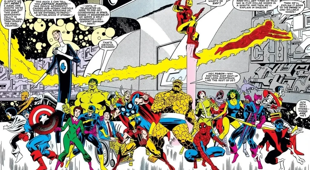 A still from the 1984-85 miniseries. | Credit: Marvel Comics.