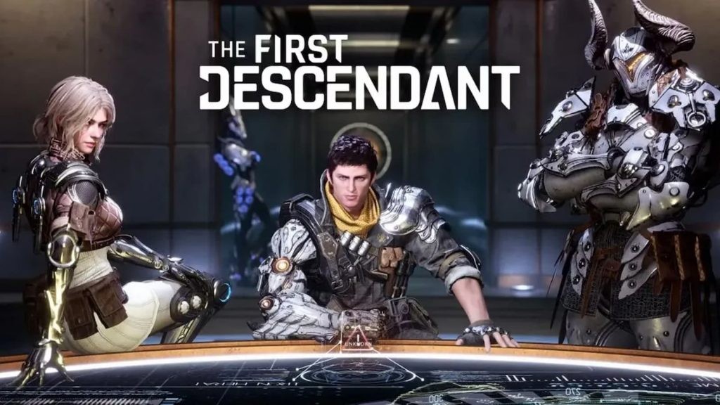 The First Descendant characters near a table