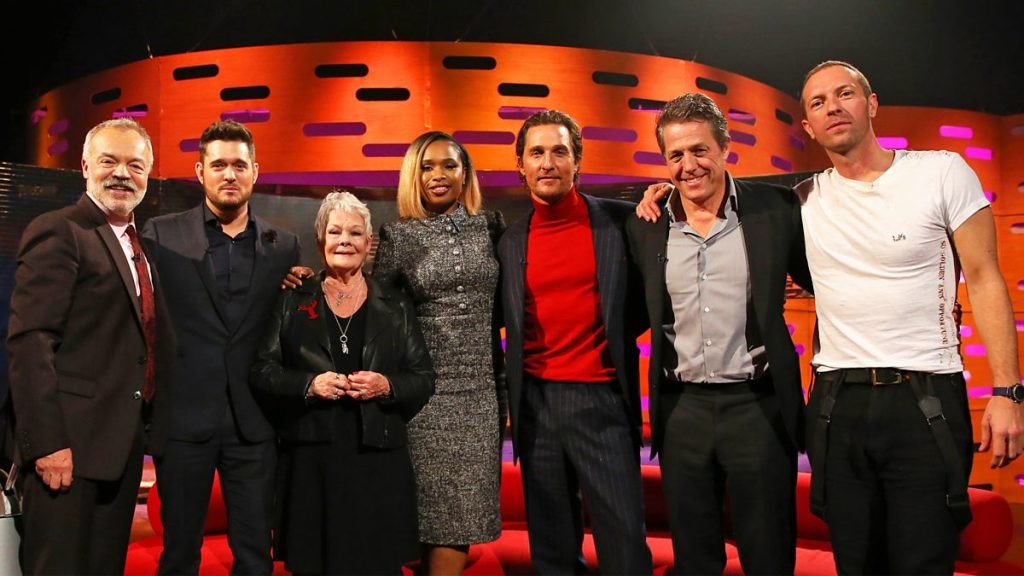 Matthew McConaughey and Michael Bublé on The Graham Norton Show [Credit: BBC One]