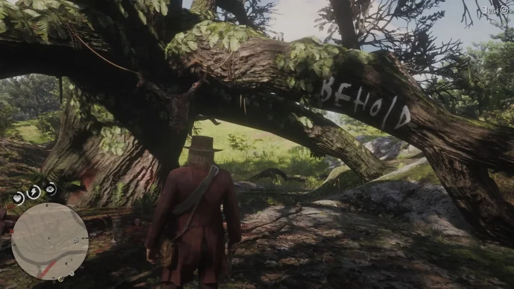 serial killer crime scene found by the player in Red Dead Redemption 2