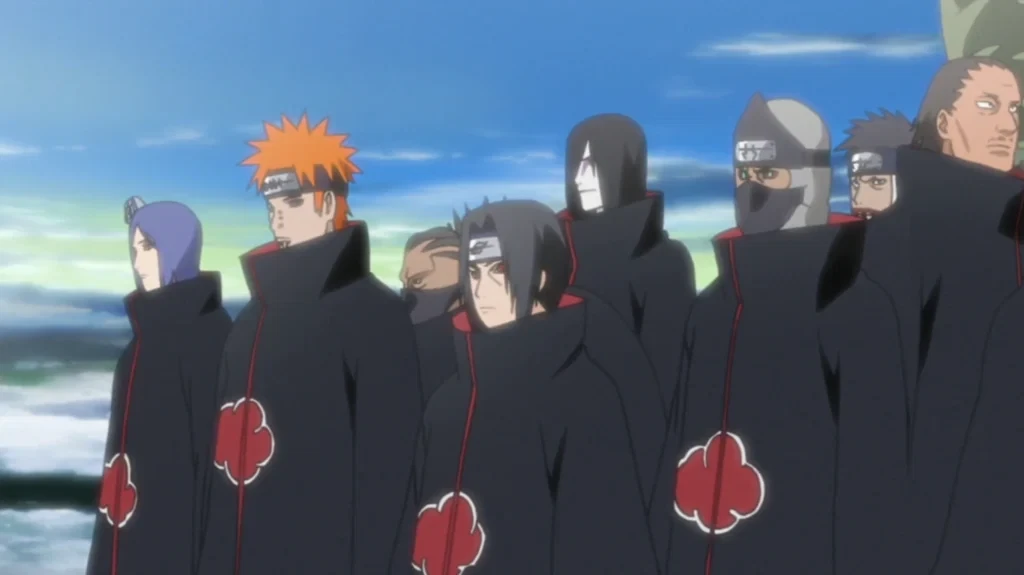 Akatsuki members in Naruto | Studio Pierrot