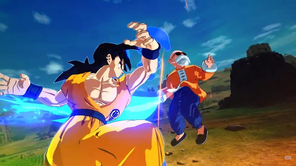 Master Roshi and Yamcha as seen in there traditional outfits.