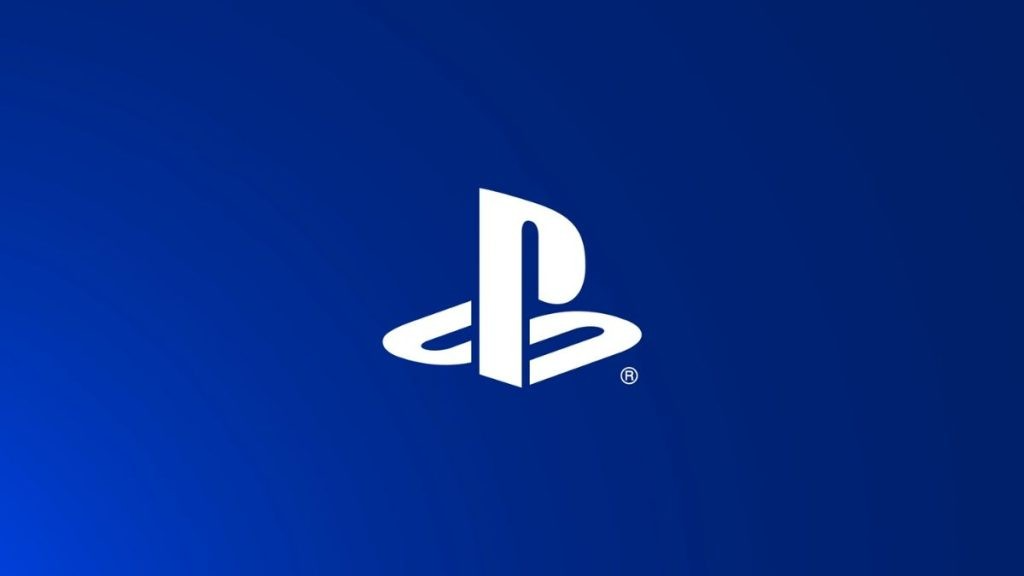 The Sony PlayStation logo displayed against a vibrant blue background.