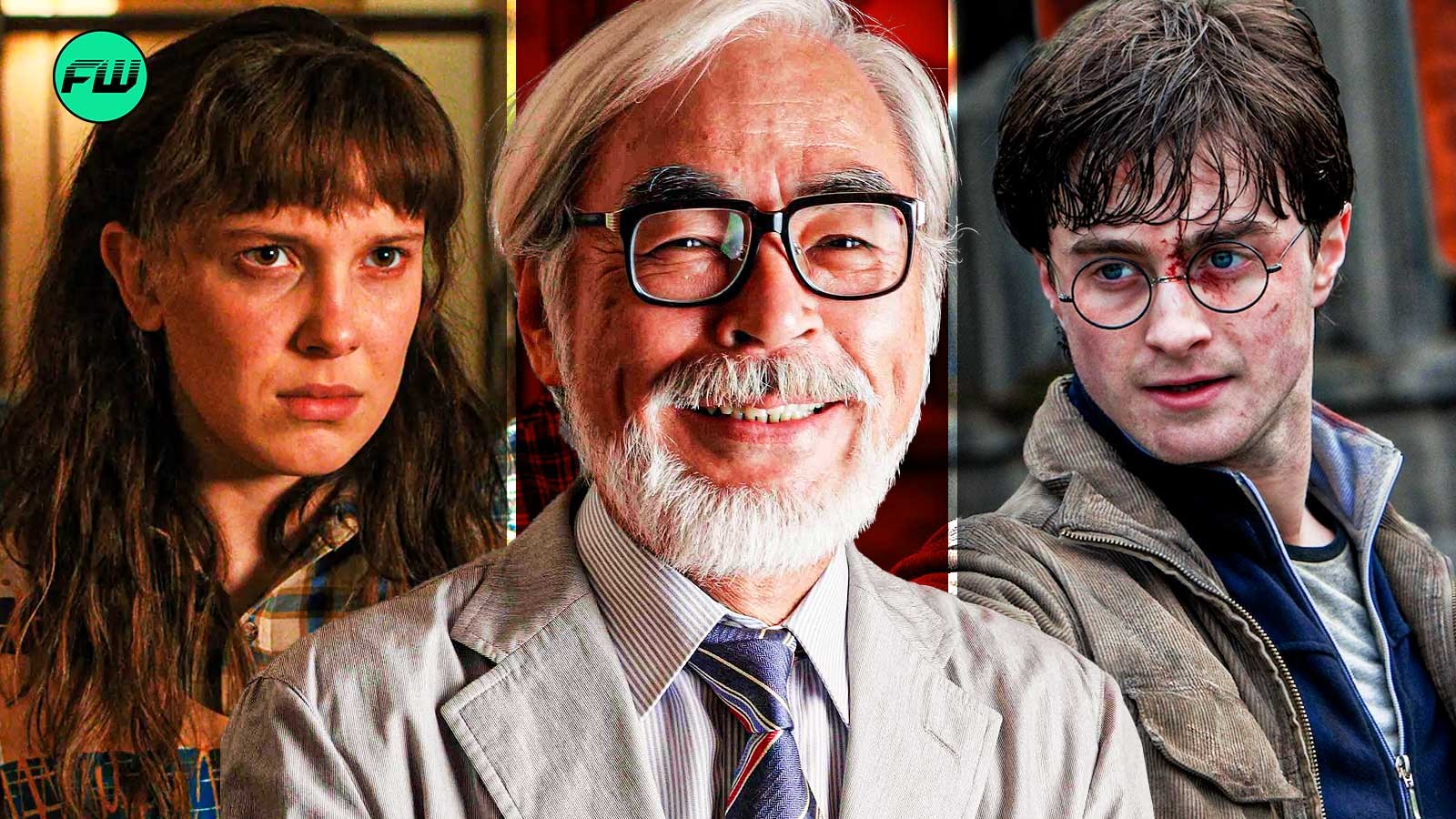 hayao miyazaki, harry potter, stranger things