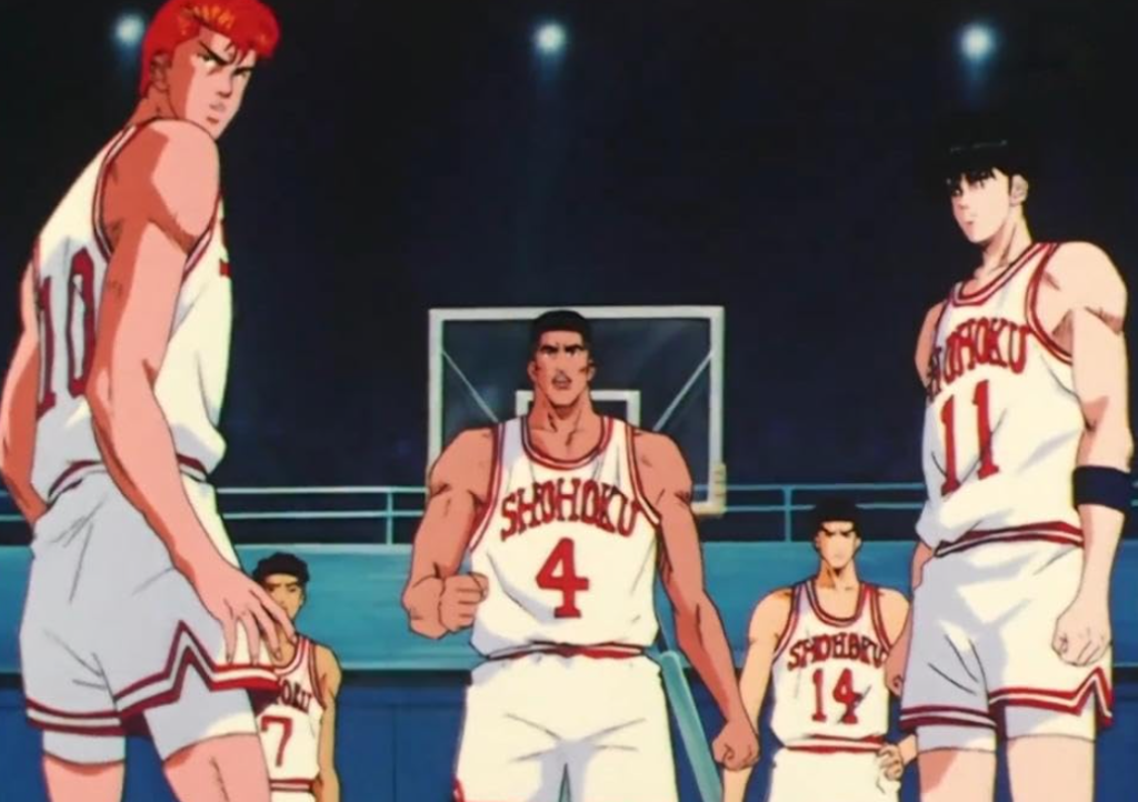 Slam dunk has less merch because of the mangaka's unique art style
