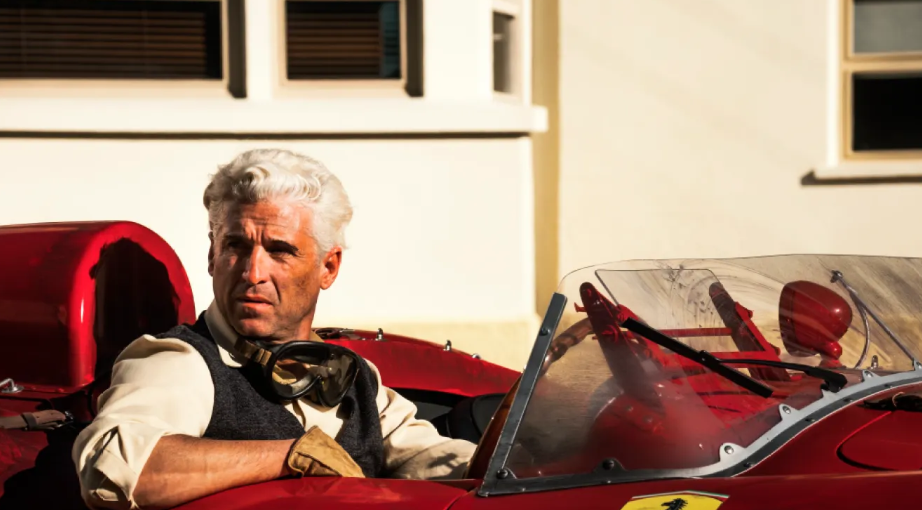 Ferrari, a 2023 movie directed by Michael Mann, is based on Enzo Ferrari’s life.
