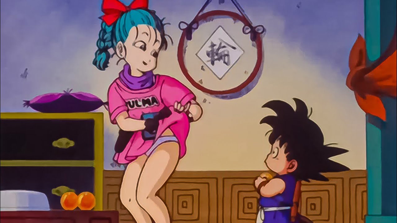Goku and Bulma's first meeting