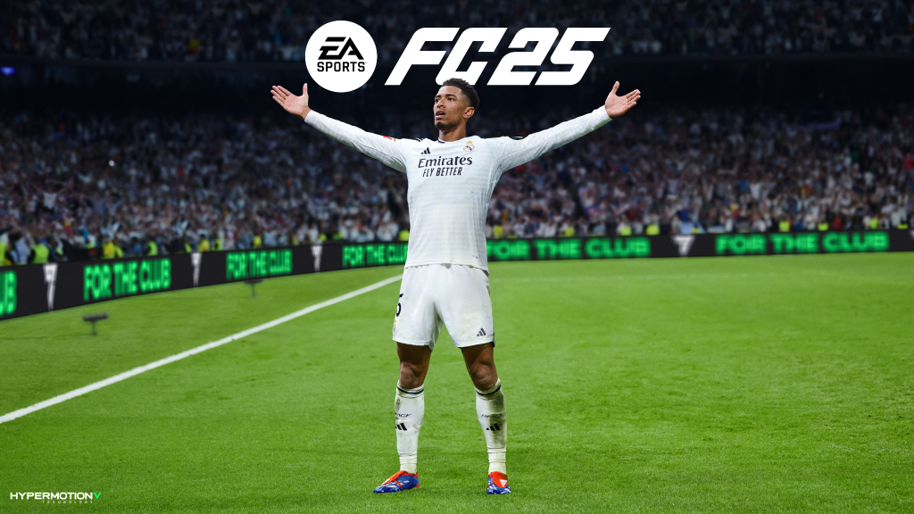 Jude Bellingham in the cover of EA Sports FC 25.