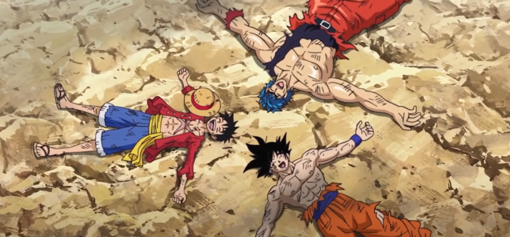 Monkey D, Luffy, Goku and Toriko