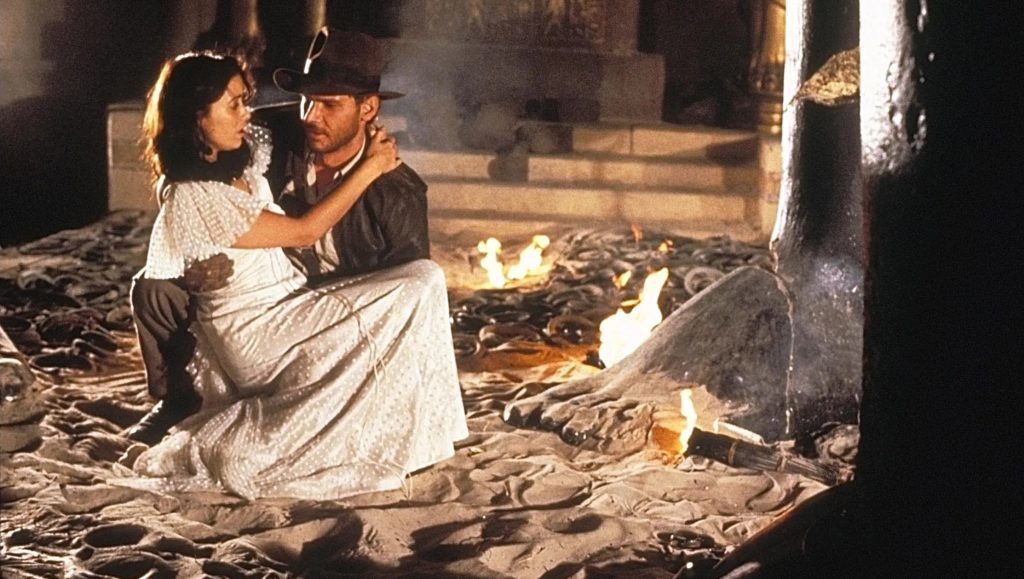 Marion and Indy in Raiders of the Lost Ark [Credit: Paramount Pictures]