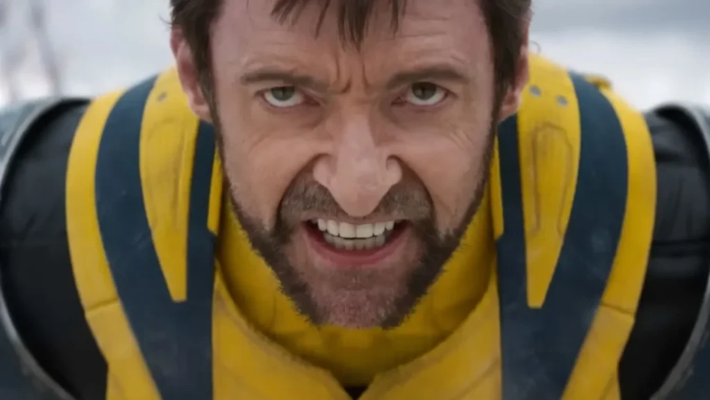 Hugh Jackman in a still from Deadpool & Wolverine