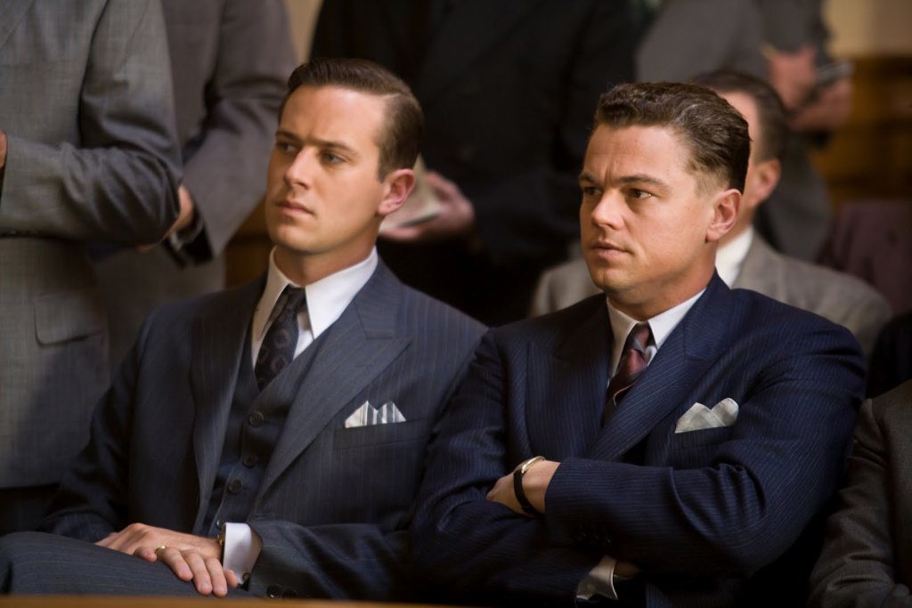 Armie Hammer and Leonardo DiCaprio in a still from J. Edgar (2011) | Warner Bros.