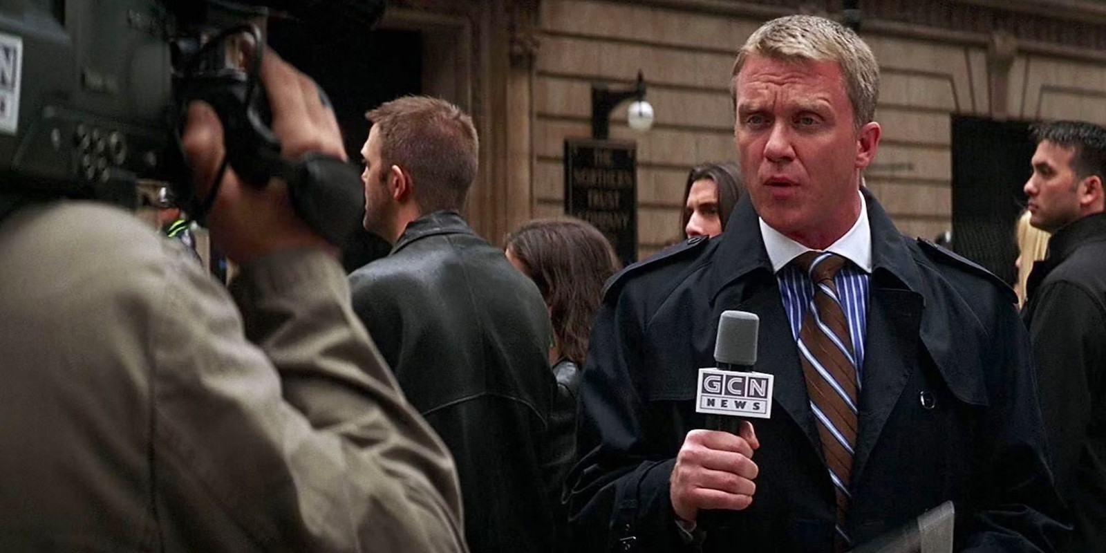 Anthony Michael Hall as Mike Engel in The Dark Knight | Warner Bros