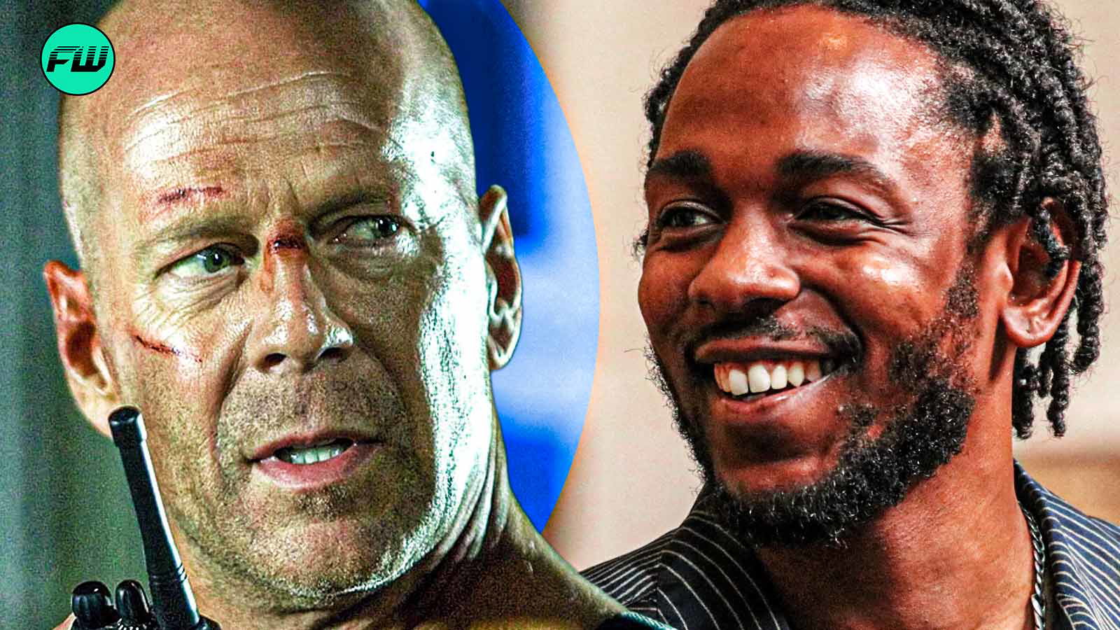 Bruce Willis and Kendrick Lamar