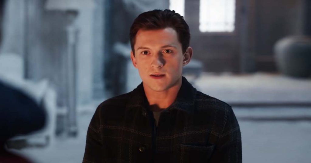 Tom Holland as Peter Parker/Spider-Man in Spider-Man: No Way Home. 