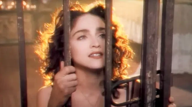 Madonna in Like a Prayer music video