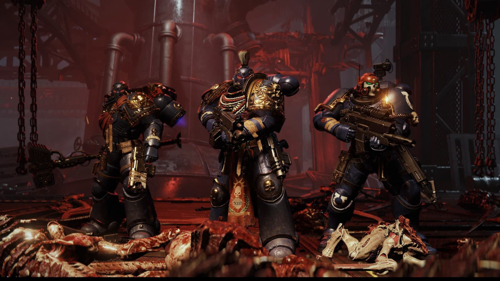 Fans are now more interested in Space Marine 2. Image via Saber Interactive