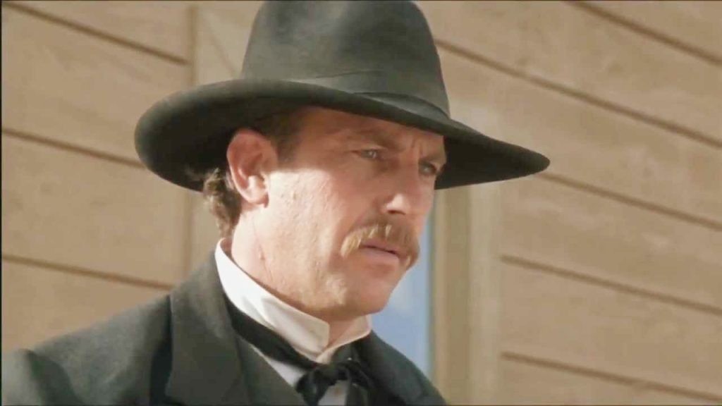 Kevin Costner as Wyatt Earp