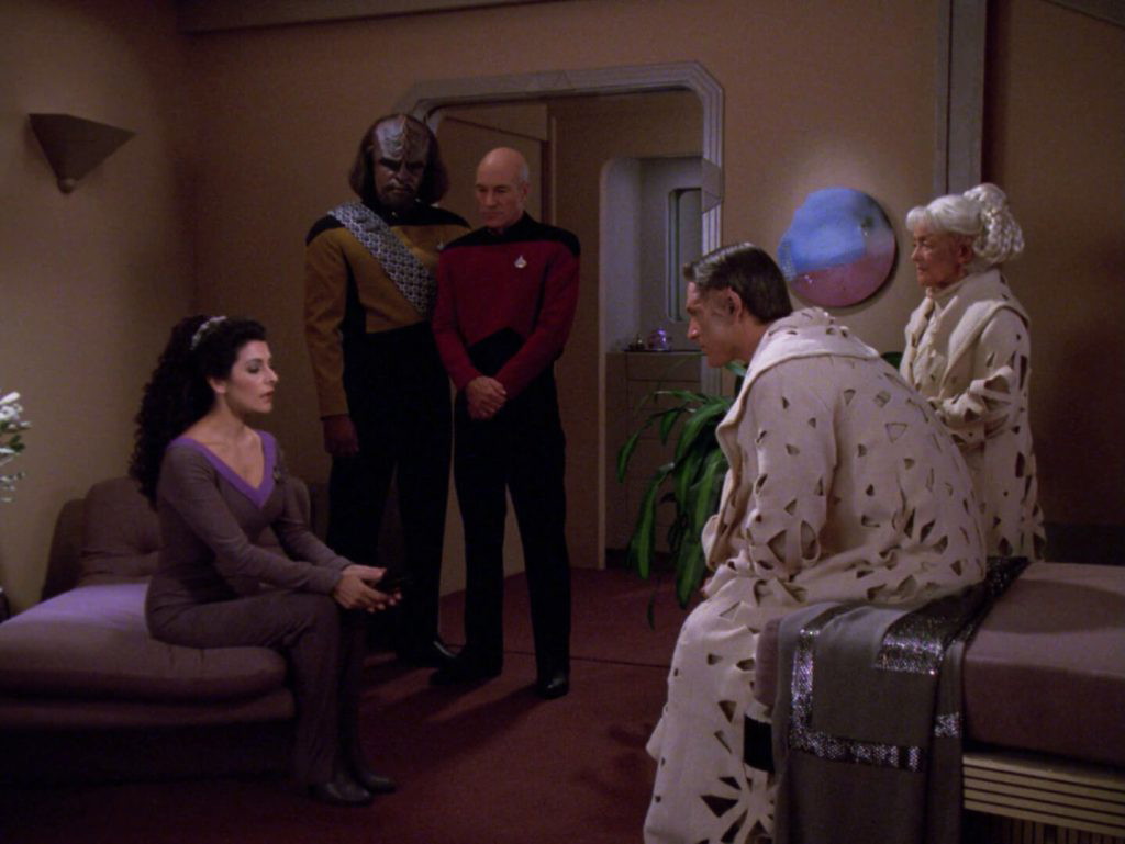 A still from the Violations episode in TNG. | Credit: Paramount Domestic Television.