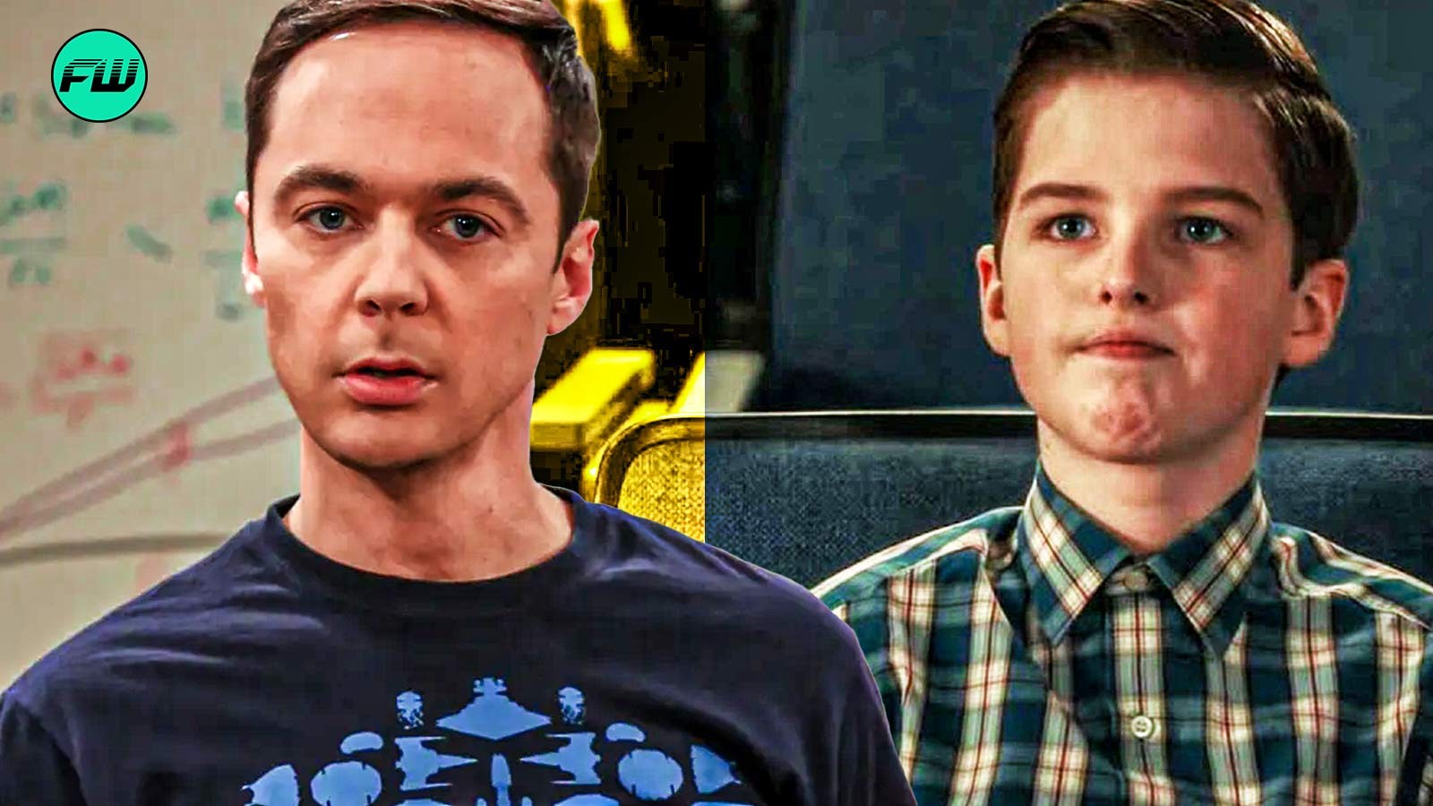 Young Sheldon and Jim Parsons
