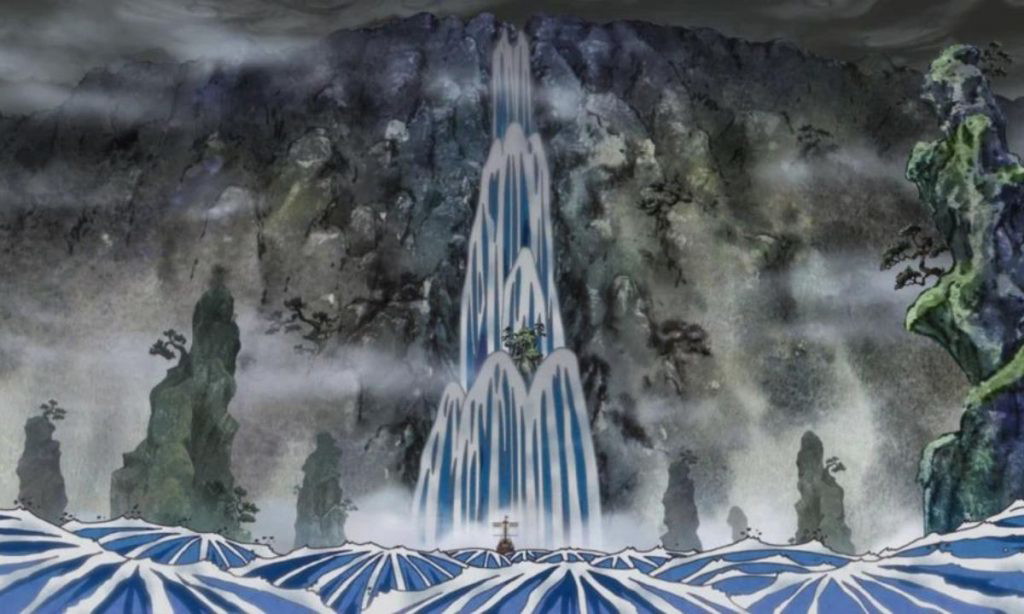 The Wano waterfalls prevents Pluton's retrieval | One Piece | Toei