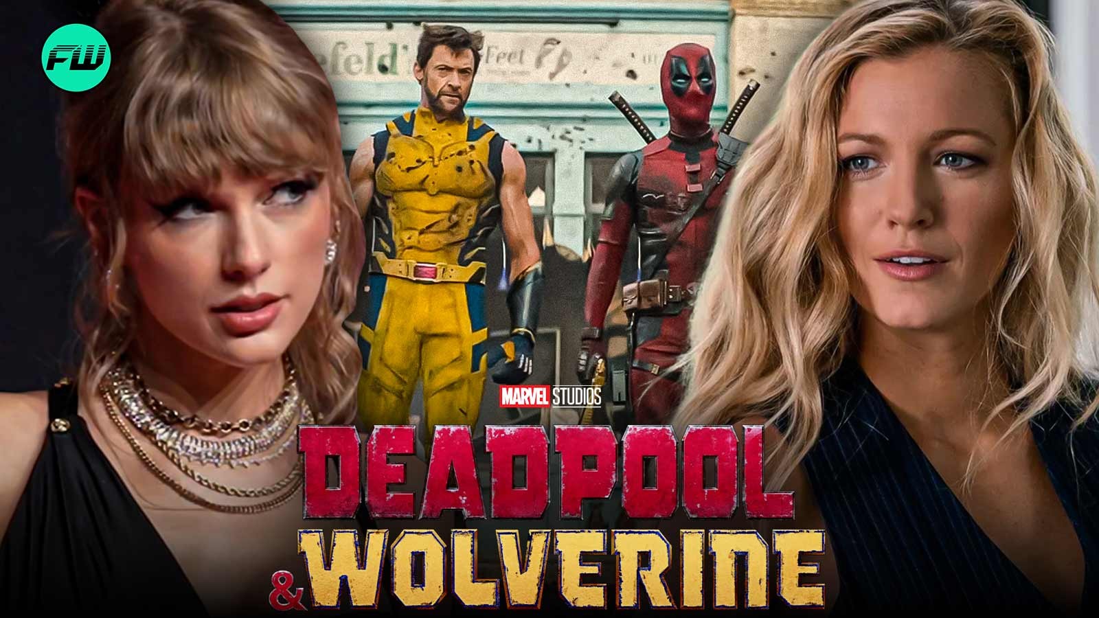 taylor swift, blake lively, deadpool and wolverine