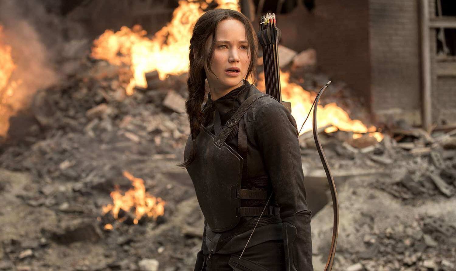 Jennifer Lawrence in The Hunger Games (Lionsgate)