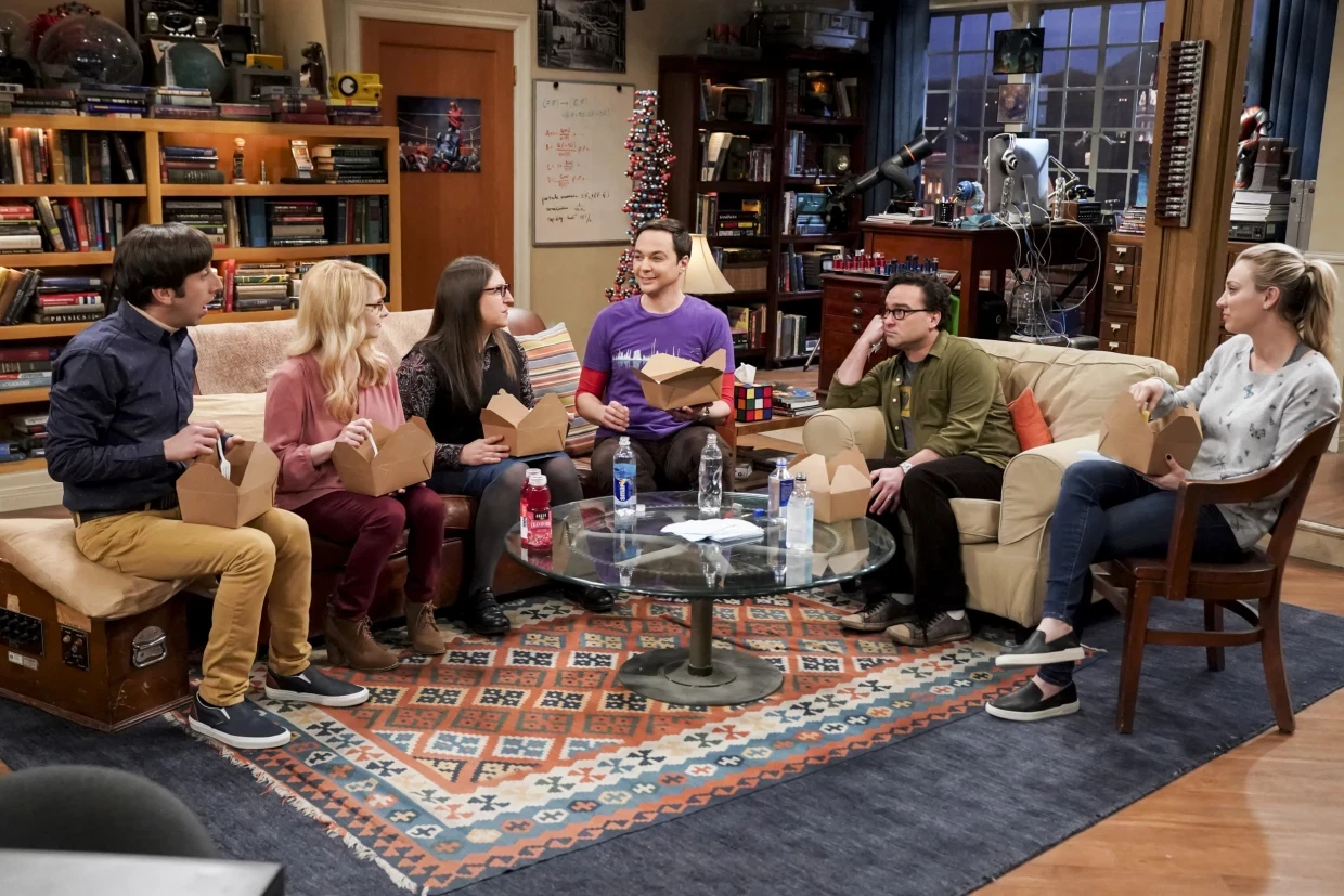 The cast of The Big Bang Theory; co-created by Chuck Lorre | Warner Bros. Television