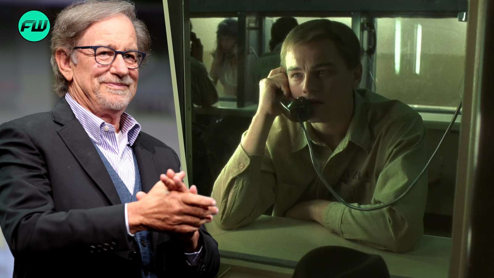 Steven Spielberg and Leonardo DiCaprio Catch Me If You Can