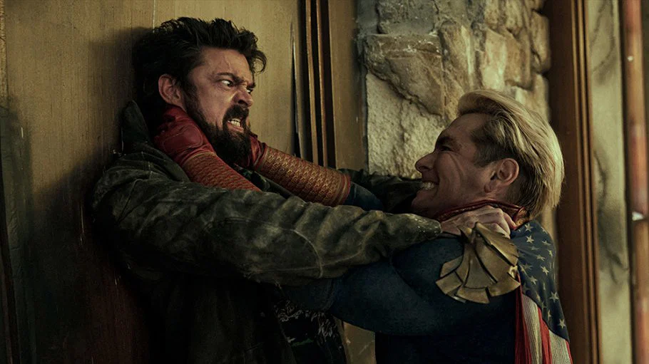 The Boys Season 5 Characters Sorted Into Hogwarts Houses 14 Billy Butcher and Homelander fighting in The Boys