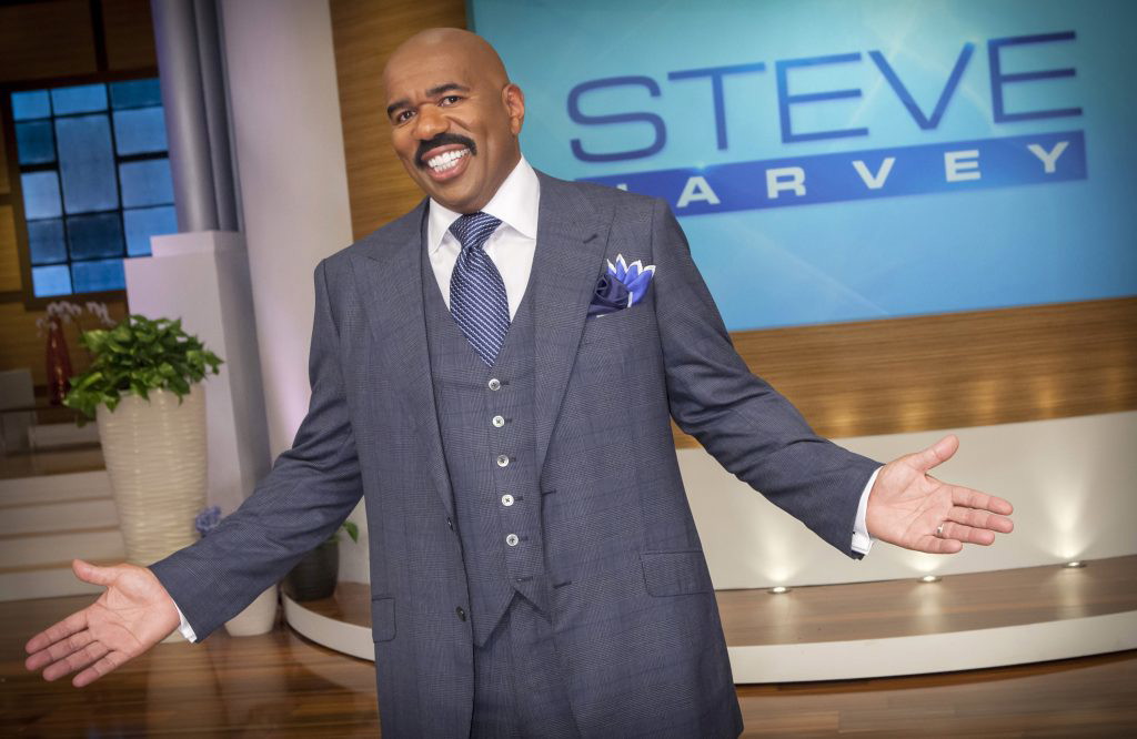 Steve Harvey is a celebrated television host