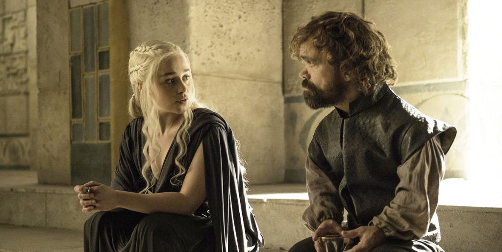 Emilia Clarke and Peter Dinklage in Game of Thrones | HBO