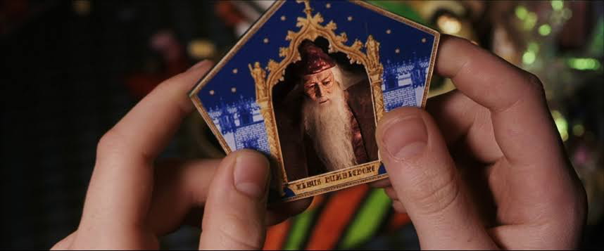 Dumbledore’s designated Chocolate Frog card | Warner Bros.