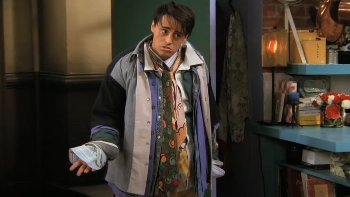 Matt LeBlanc in a still from FRIENDS