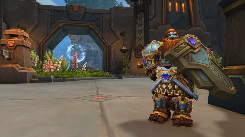 World of Warcraft The War Within screenshot showing an Earthen 