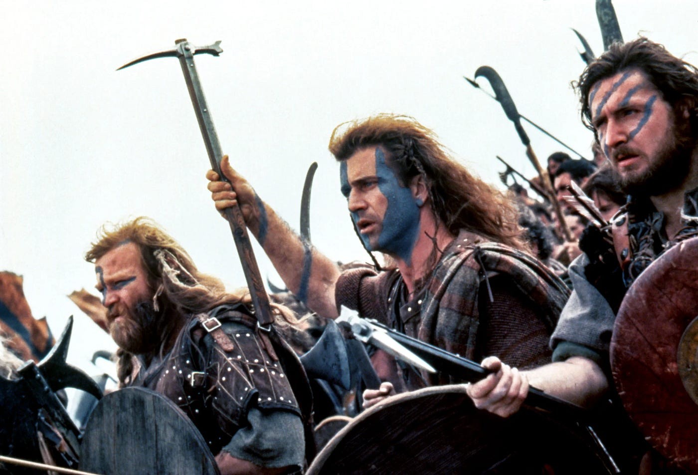 Mel Gibson as William Wallace in Braveheart | Paramount Pictures